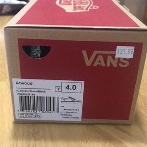 Vans Atwood Size 4Y